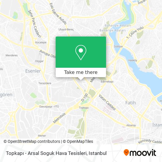 Topkapı - Arsal Soguk Hava Tesisleri map