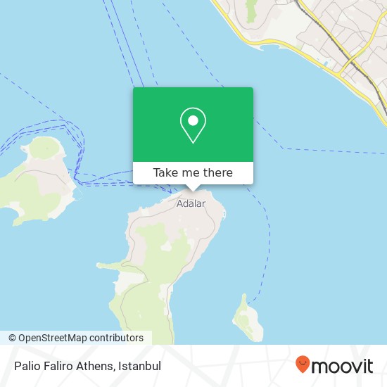 Palio Faliro Athens map