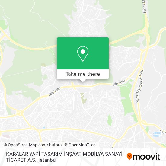 KARALAR YAPİ TASARIM İNŞAAT MOBİLYA SANAYİ TİCARET A.S. map