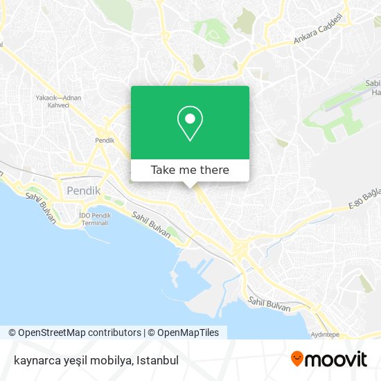 kaynarca yeşil mobilya map