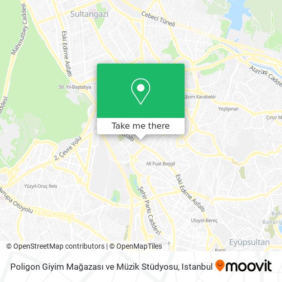 Poligon Giyim Mağazası ve Müzik Stüdyosu map