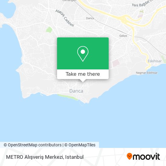 METRO Alışveriş Merkezi map