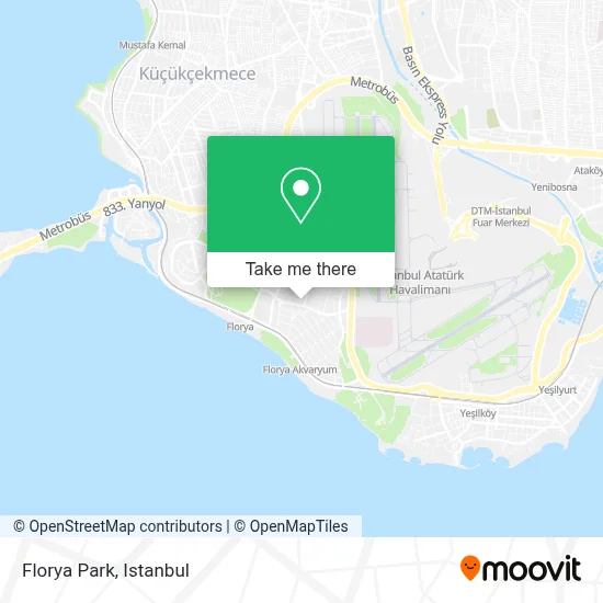 Florya Park map