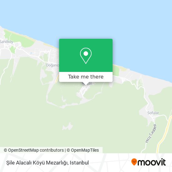 Şile Alacalı Köyü Mezarlığı map
