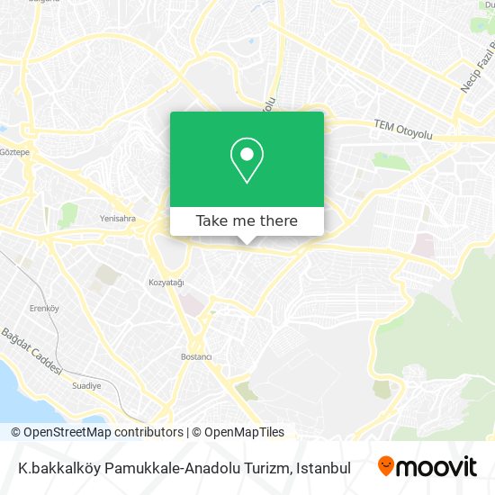 K.bakkalköy Pamukkale-Anadolu Turizm map
