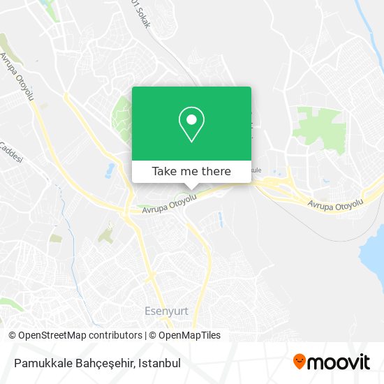 Pamukkale Bahçeşehir map