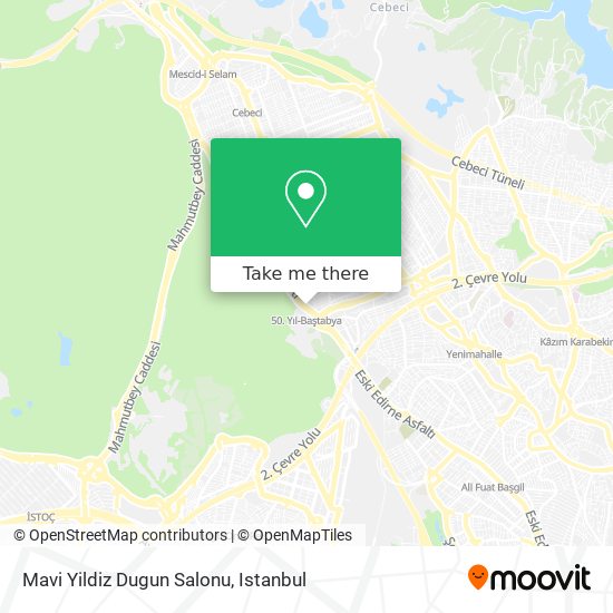 Mavi Yildiz Dugun Salonu map