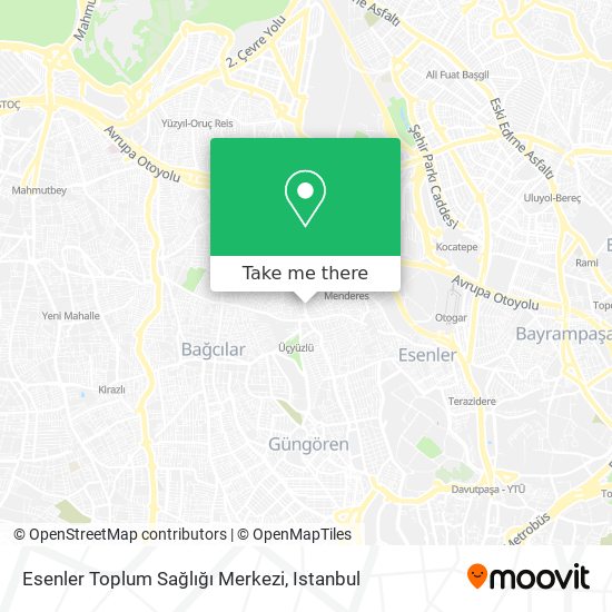 Esenler Toplum Sağlığı Merkezi map