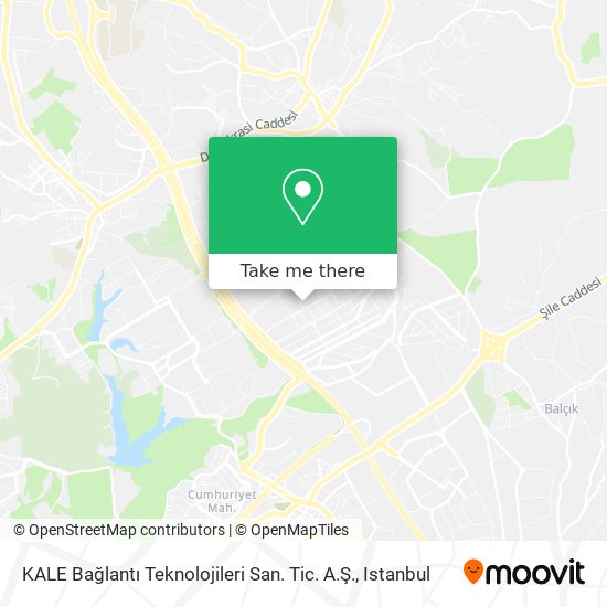 KALE Bağlantı Teknolojileri San. Tic. A.Ş. map