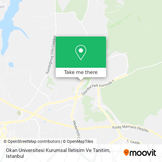 Okan Universitesi Kurumsal İletisim Ve Tanitim map