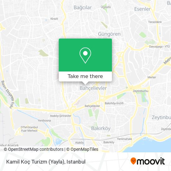 Kamil Koç Turizm (Yayla) map