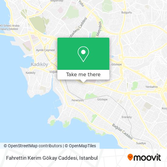 Fahrettin Kerim Gökay Caddesi map