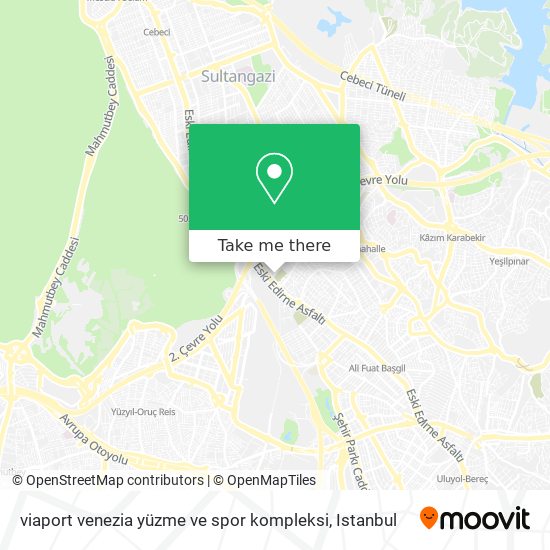 viaport venezia yüzme ve spor kompleksi map