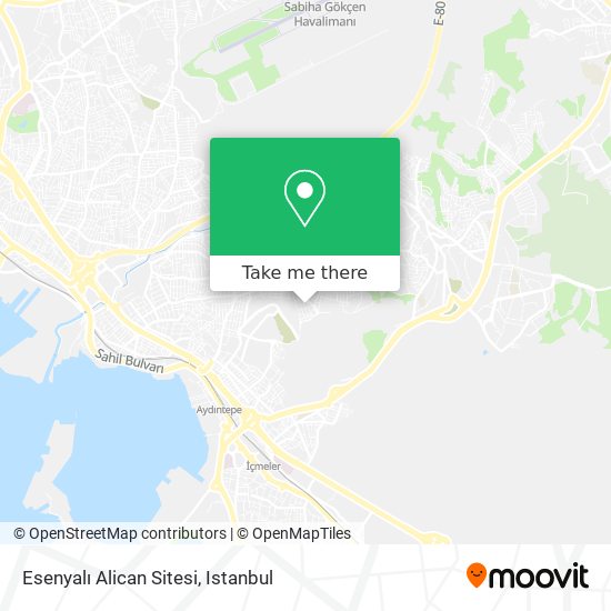 Esenyalı Alican Sitesi map