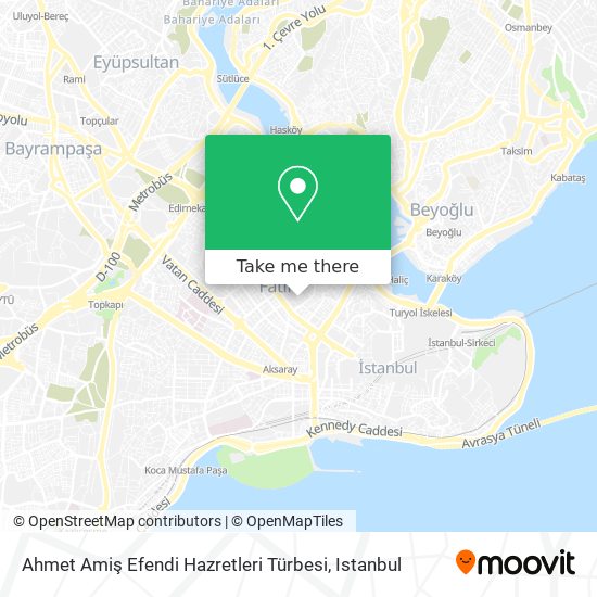 Ahmet Amiş Efendi Hazretleri Türbesi map