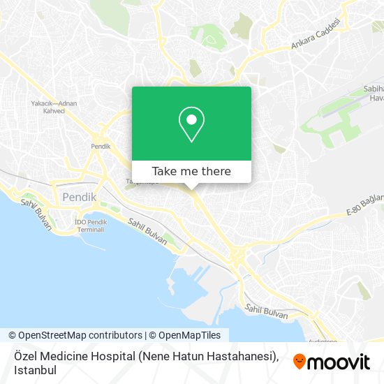 Özel Medicine Hospital (Nene Hatun Hastahanesi) map
