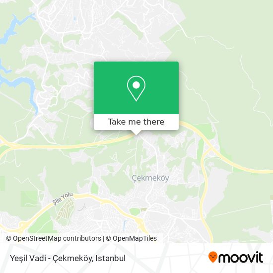 Yeşil Vadi - Çekmeköy map