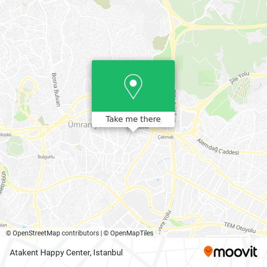 Atakent Happy Center map