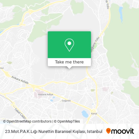 23.Mot.P.A.K.Lığı Nurettin Baransel Kışlası map