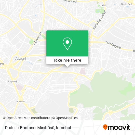 Dudullu-Bostancı Minibüsü map