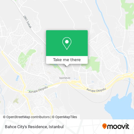 Bahce City's Residence map