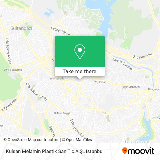 Külsan Melamin Plastik San.Tic.A.Ş. map