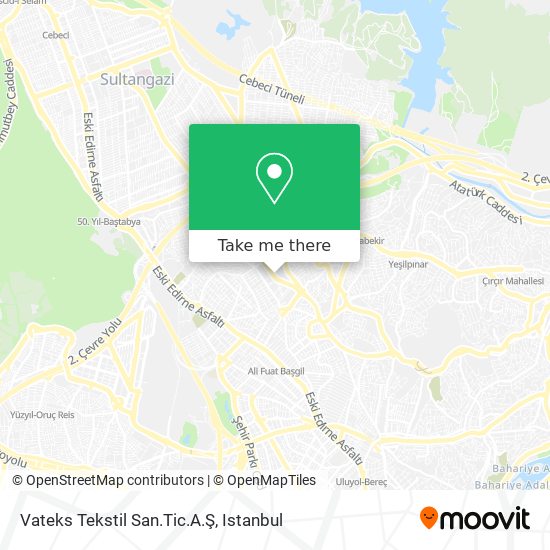 Vateks Tekstil San.Tic.A.Ş map