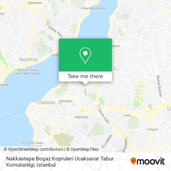 Nakkastepe Bogaz Kopruleri Ucaksavar Tabur Komutanligi map