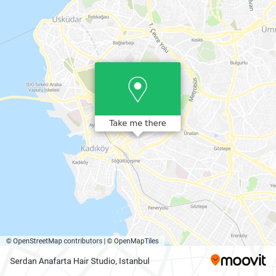 Serdan Anafarta Hair Studio map