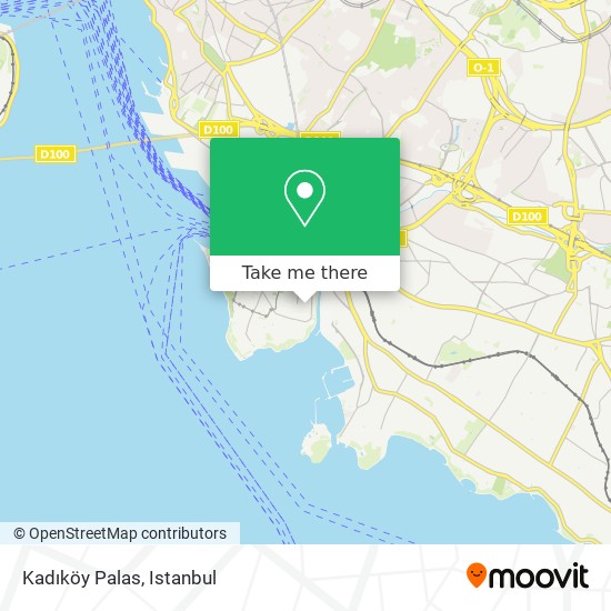 Kadıköy Palas map