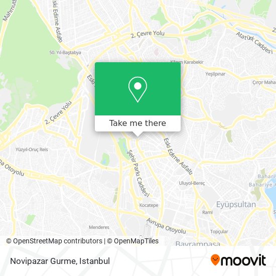 Novipazar Gurme map