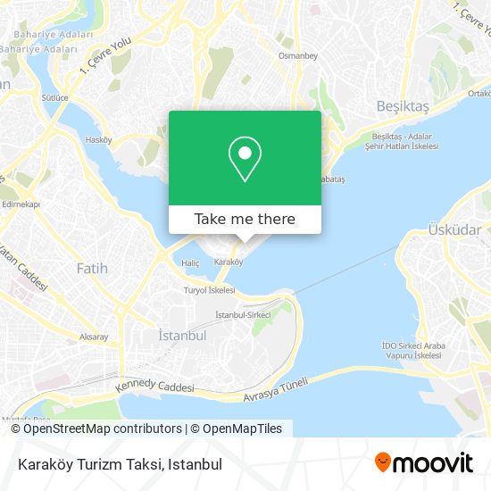 Karaköy Turizm Taksi map