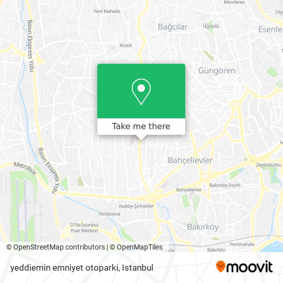 yeddiemin emniyet otoparki map