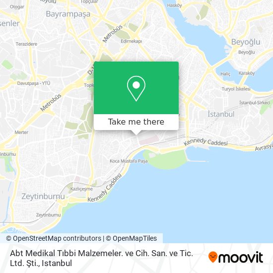 Abt Medikal Tıbbi Malzemeler.  ve Cih. San. ve Tic. Ltd. Şti. map