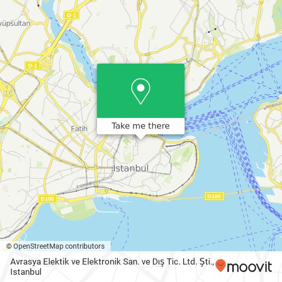 Avrasya Elektik ve Elektronik San. ve Dış Tic. Ltd. Şti. map