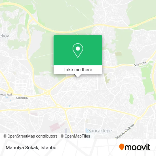 Manolya Sokak map
