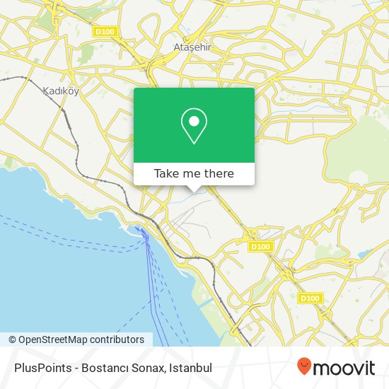 PlusPoints - Bostancı Sonax map