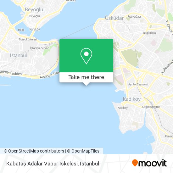 Kabataş Adalar Vapur İskelesi map