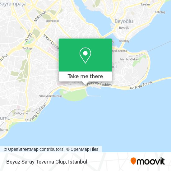 Beyaz Saray Teverna Clup map