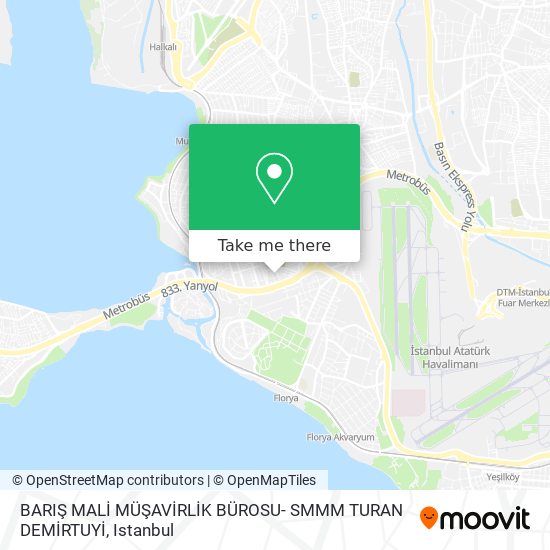 BARIŞ MALİ MÜŞAVİRLİK BÜROSU- SMMM TURAN DEMİRTUYİ map