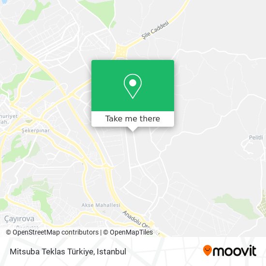 Mitsuba Teklas Türkiye map
