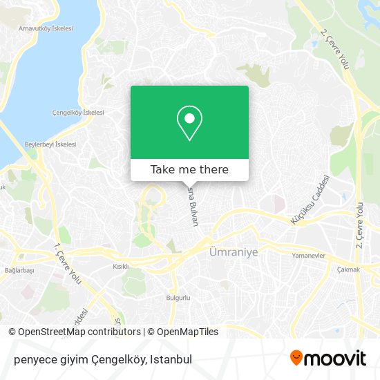 penyece giyim Çengelköy map
