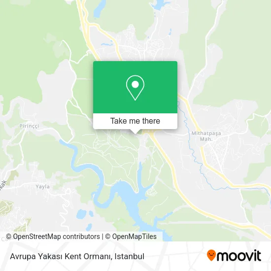 Avrupa Yakası Kent Ormanı map