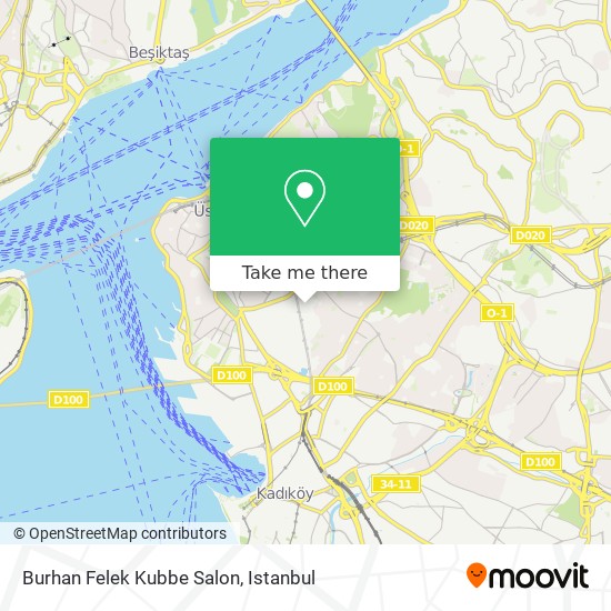 Burhan Felek Kubbe Salon map
