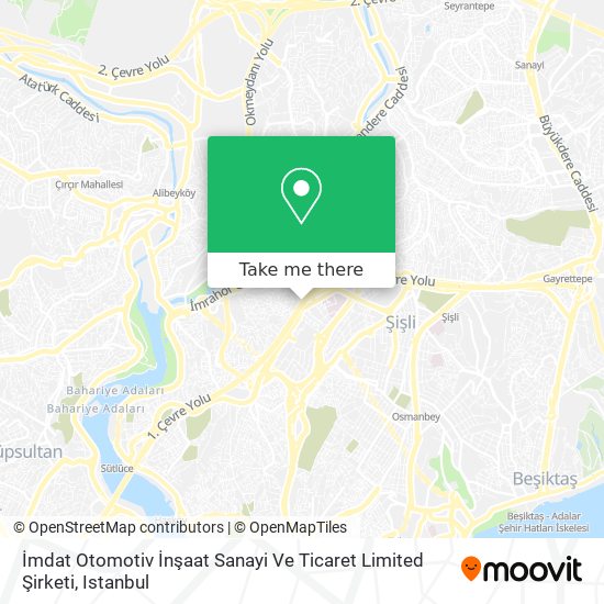 İmdat Otomotiv İnşaat Sanayi Ve Ticaret Limited Şirketi map
