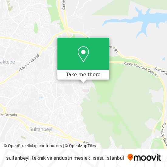 sultanbeyli teknik ve endustri meslek lisesi map