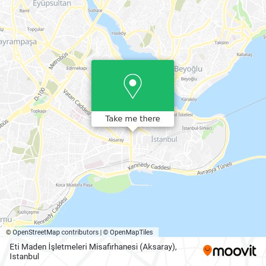 Eti Maden İşletmeleri Misafirhanesi (Aksaray) map
