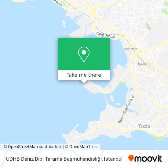 UDHB Deniz Dibi Tarama Başmühendisliği map