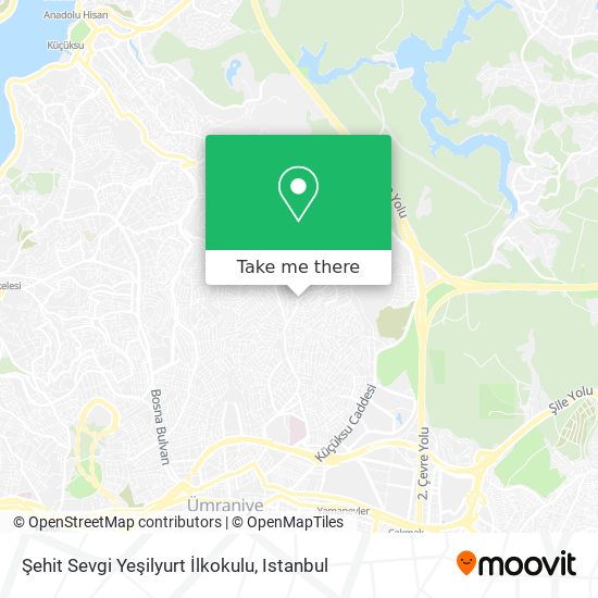 Şehit Sevgi Yeşilyurt İlkokulu map