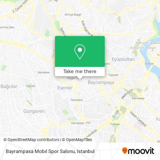 Bayrampasa Mobıl Spor Salonu map